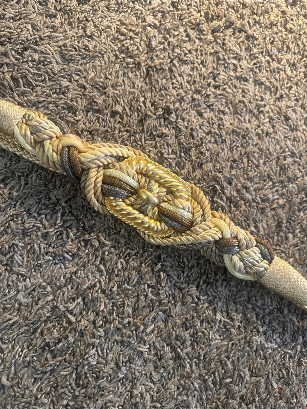Belt with gold detail